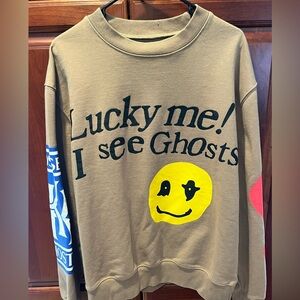 Y2K Kanye Kid Cudi Lucky Me! I See Ghosts Crewneck Women’s Size Large